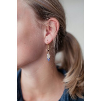 Boucles d'oreilles June - Turquoise