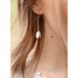 Boucles d'oreilles Mino - Blanc