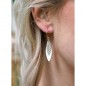 Boucles d'oreilles Bandama Blanc