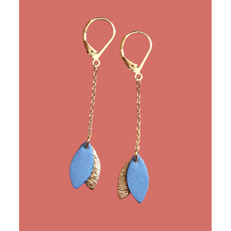Boucles d'oreilles Mino - Azur