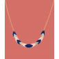 Collier Volta - Marine, Terracotta Collier Volta - Marine, Terracotta